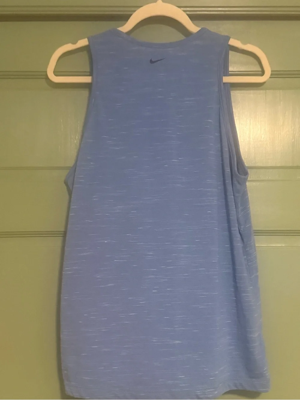 Nike Women's Light Blue Heathered Athletic Tank